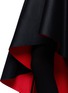 Detail View - Click To Enlarge - ALEXANDER MCQUEEN - Mandarin collar high-low dress