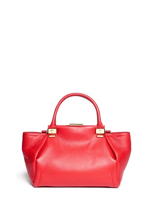 Back View - Click To Enlarge - LANVIN - Trilogy small grained leather bag