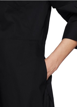 Detail View - Click To Enlarge - ACNE STUDIOS - Dee solid shirt dress