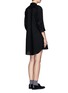 Back View - Click To Enlarge - ACNE STUDIOS - Dee solid shirt dress