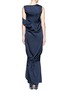 Back View - Click To Enlarge - ACNE STUDIOS - 'Thais' drape silk gown