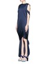 Front View - Click To Enlarge - ACNE STUDIOS - 'Thais' drape silk gown