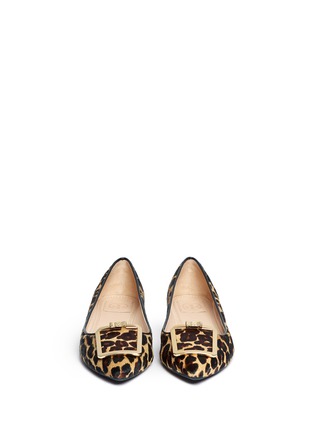 Figure View - Click To Enlarge - TORY BURCH - 'Grayson' leopard print flats 
