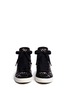 Figure View - Click To Enlarge - TORY BURCH - 'Marin' dot calf hair high-top sneakers