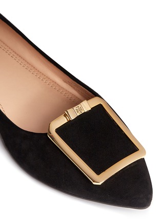 Detail View - Click To Enlarge - TORY BURCH - 'Grayson' suede flats