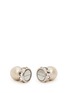 Detail View - Click To Enlarge - GIVENCHY - Pavé crystal sphere magnetic single earring