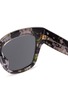 Detail View - Click To Enlarge - - - Cherry blossom print acetate sunglasses 