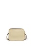 Back View - Click To Enlarge - TORY BURCH - 'Robinson' double zip leather crossbody bag