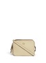 Main View - Click To Enlarge - TORY BURCH - 'Robinson' double zip leather crossbody bag