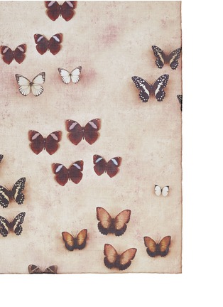 Detail View - Click To Enlarge - GIVENCHY - Butterfly print silk chiffon scarf