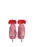 Back View - Click To Enlarge - CHARLOTTE OLYMPIA - 'Eternally Dolly' Chinese knot suede platform pumps