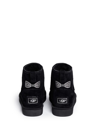 Back View - Click To Enlarge - UGG - 'Classic Mini' crystal bow boots