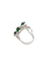 Figure View - Click To Enlarge - SAMUEL KUNG - Diamond jade 18k white gold ring