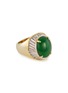 Main View - Click To Enlarge - SAMUEL KUNG - 'Cab' diamond jade 18k yellow gold ring