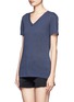 Front View - Click To Enlarge - RAG & BONE - 'The Jackson' V-neck T-shirt