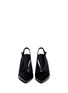 Figure View - Click To Enlarge - ALEXANDER WANG - Tali contrast leather slingback pumps