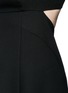 Detail View - Click To Enlarge - T BY ALEXANDER WANG - Cutout back crepe midi dress