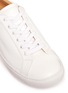 Detail View - Click To Enlarge - BING XU - 'Wimbledon' thunderbolt patch leather sneakers