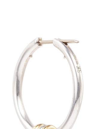 Detail View - Click To Enlarge - SPINELLI KILCOLLIN - 'Argo SG' 18k yellow gold sterling silver hoop earrings