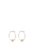 Main View - Click To Enlarge - SPINELLI KILCOLLIN - 'Argo SG' 18k yellow gold sterling silver hoop earrings