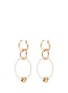 Main View - Click To Enlarge - SPINELLI KILCOLLIN - 'Rona MX' diamond 18k yellow and rose gold 3 link earrings