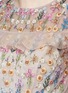 Detail View - Click To Enlarge - NEEDLE & THREAD - 'Flowerbed' beaded floral embroidered tulle dress