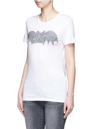 Front View - Click To Enlarge - ZOE KARSSEN - Bat print cotton-modal T-shirt
