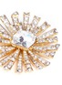 Detail View - Click To Enlarge - KENNETH JAY LANE - Glass crystal gold plated starburst brooch