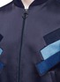 Detail View - Click To Enlarge - NEIL BARRETT - 'Retro Modernist' denim patch bomber jacket
