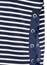 Detail View - Click To Enlarge - SACAI - 'Dixie Border' laced stripe T-shirt