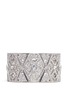 Main View - Click To Enlarge - KENNETH JAY LANE - Glass crystal pavé geometric plate elastic cuff