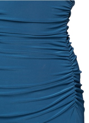 Detail View - Click To Enlarge - NORMA KAMALI - Ruched waist off-shoulder dress