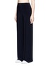 Front View - Click To Enlarge - NORMA KAMALI - Stretch jersey wide leg pants