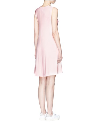 Back View - Click To Enlarge - NORMA KAMALI - Stretch jersey sleeveless swing dress