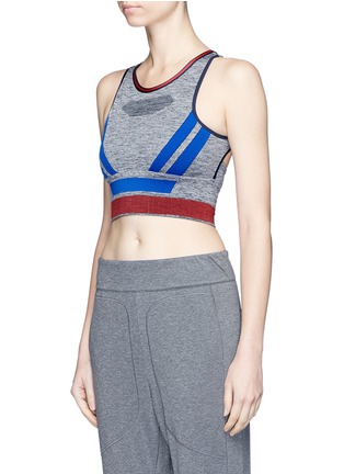 Front View - Click To Enlarge - 72883 - 'Tempo' circular knit sports bra