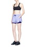 Figure View - Click To Enlarge - 72883 - 'Hurdle' double layer drawstring running shorts