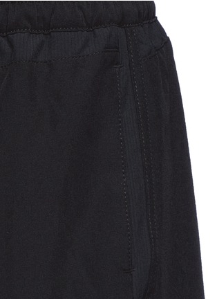 Detail View - Click To Enlarge - THE UPSIDE - 'Trainer' water repellent drawstring performance shorts