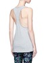 Back View - Click To Enlarge - THE UPSIDE - 'Dri Release T-bar' beaded logo tank top
