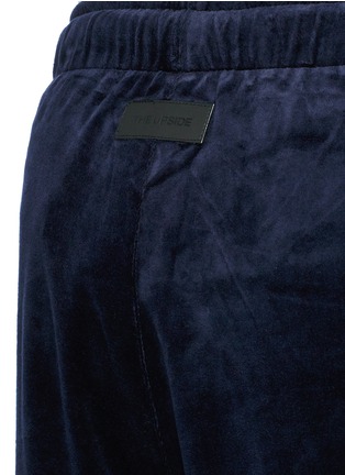 Detail View - Click To Enlarge - THE UPSIDE - 'Jackie' velour track pants