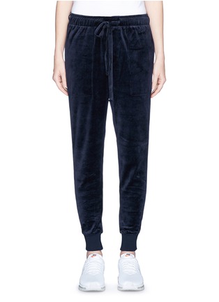 Main View - Click To Enlarge - THE UPSIDE - 'Jackie' velour track pants