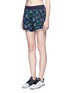 Front View - Click To Enlarge - THE UPSIDE - 'Ditsy' floral print French terry shorts