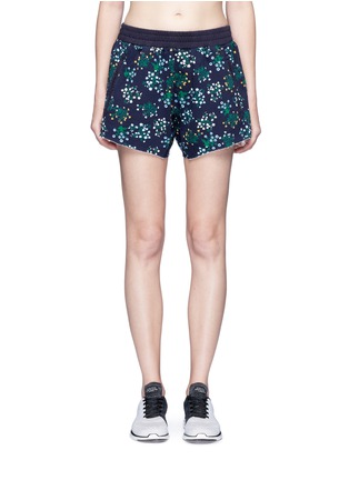 Main View - Click To Enlarge - THE UPSIDE - 'Ditsy' floral print French terry shorts