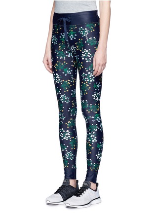 Front View - Click To Enlarge - THE UPSIDE - 'Ditsy' floral print yoga pants