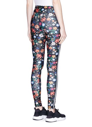 Back View - Click To Enlarge - THE UPSIDE - 'Wildflowers' performance yoga leggings