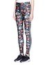 Front View - Click To Enlarge - THE UPSIDE - 'Wildflowers' performance yoga leggings