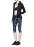 Figure View - Click To Enlarge - THE UPSIDE - 'Ditsy Power Pant' floral print cropped performance leggings