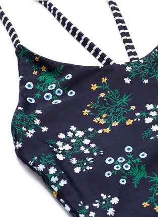 Detail View - Click To Enlarge - THE UPSIDE - 'Ditsy' floral print one-piece swimsuit