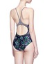 Back View - Click To Enlarge - THE UPSIDE - 'Ditsy' floral print one-piece swimsuit
