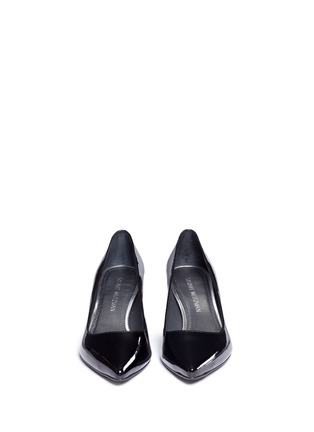 Front View - Click To Enlarge - STUART WEITZMAN - 'First Class' patent leather pumps