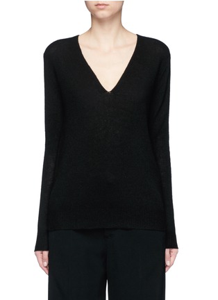 Main View - Click To Enlarge - THEORY - 'Adrianna' V-neck cashmere sweater